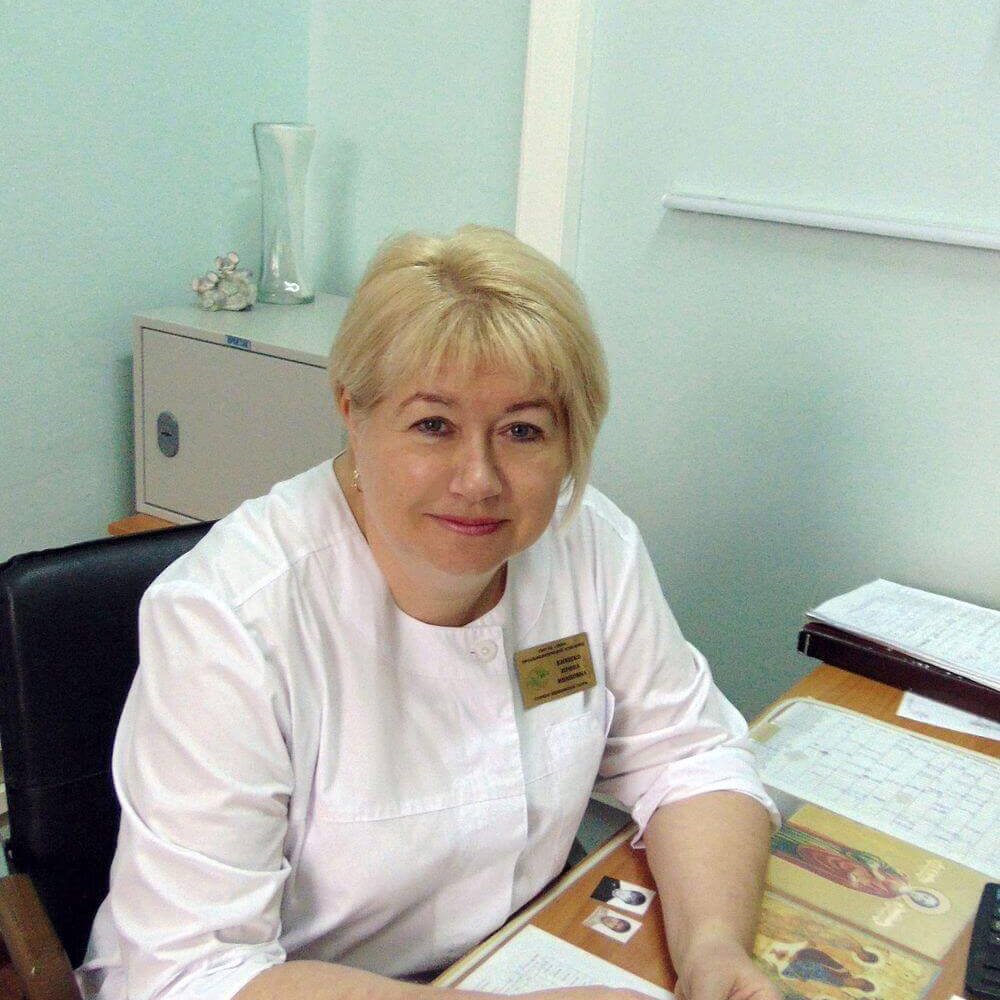 Кияшко Ирина Ивановна старшая медицинская сестра офтальмологического отделения