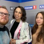 Анна Петровна Стамо на «Радио России – Ставрополье» с ведущими